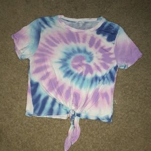 Tie Dye T-Shirt - Ardene - Small - Purple Blue